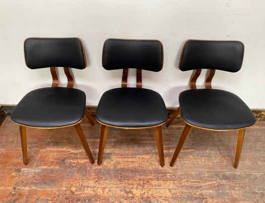 3 x stylish dining chairs