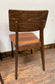 Retro style tan leather chairs