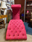 SPRING SALE! Curved fuchsia pink chaise longue