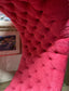 SPRING SALE! Curved fuchsia pink chaise longue