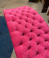 SPRING SALE! Curved fuchsia pink chaise longue