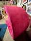SPRING SALE! Curved fuchsia pink chaise longue