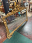 Large Ornate Gold Wall Mirror Cherub Crest Decorative Gilt Overmantel Mirror