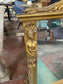 Large Ornate Gold Wall Mirror Cherub Crest Decorative Gilt Overmantel Mirror