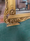 Large Ornate Gold Wall Mirror Cherub Crest Decorative Gilt Overmantel Mirror