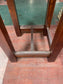 Solid Wood High Poseur Table | Rustic Industrial Bar Table | Pub Café Bar