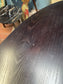 Oval wood poseur table