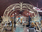 Ornate metal garden arch