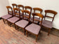 Set of 9 solid wood pub dining chairs