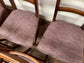 Set of 9 solid wood pub dining chairs
