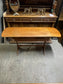 Vintage Mid-Century Teak Drop-Leaf Extender Side Table / Antique Console Table