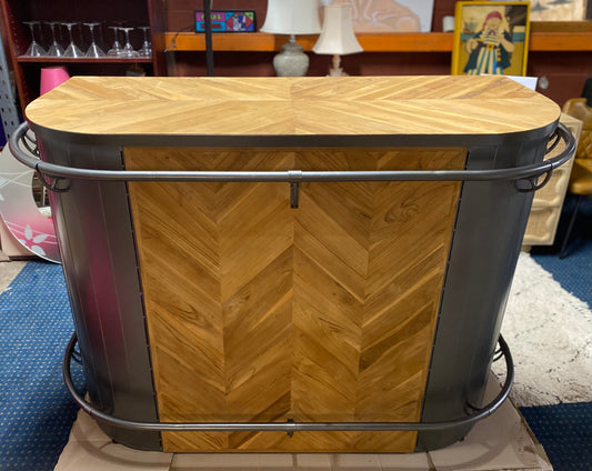 Industrial style bar unit