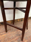 Stunning set of 6 red leather pub bar stools