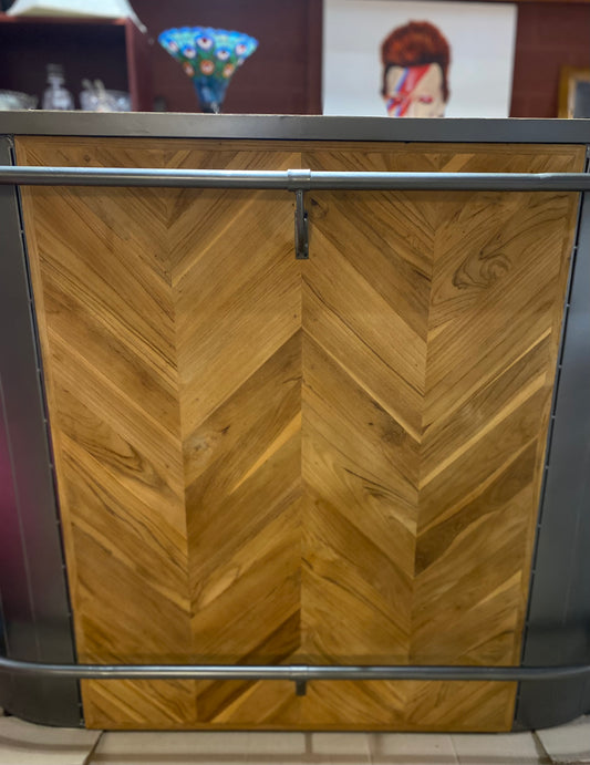 Industrial style bar unit