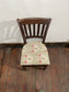 Set of 10 Classic Dining Chairs – Mixed Patterned Upholstery, Brand New Pads