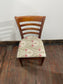 Set of 10 Classic Dining Chairs – Mixed Patterned Upholstery, Brand New Pads