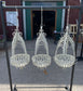 Ornate metal hanging basket