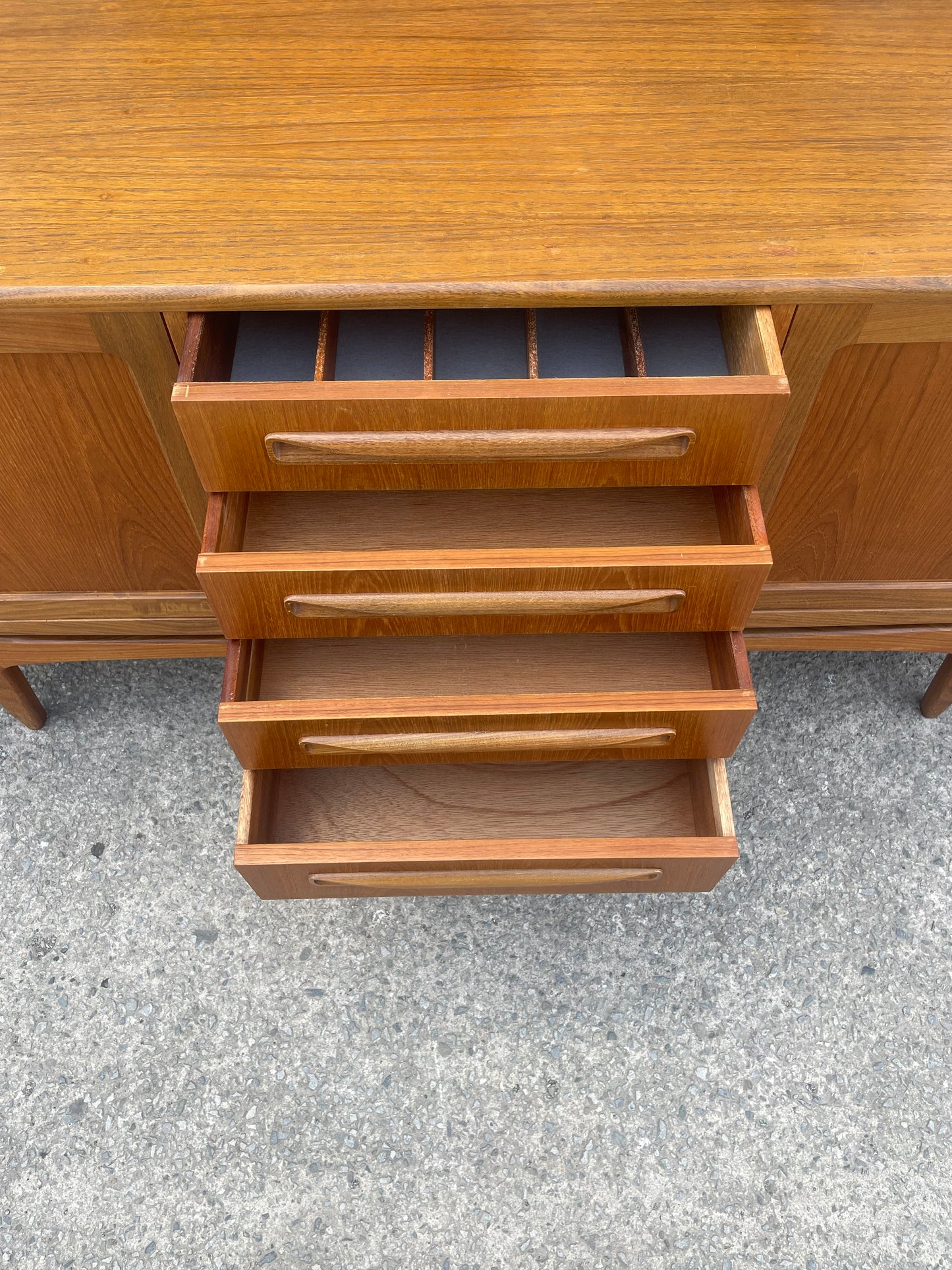 G Plan Fresco Teak Sideboard Vintage Mid Century Danish Style Cabinet
