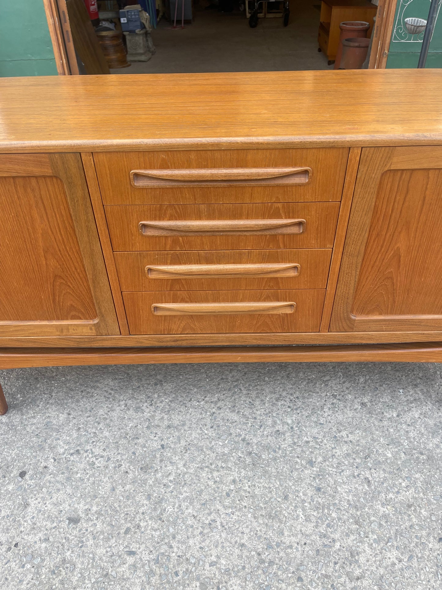 G Plan Fresco Teak Sideboard Vintage Mid Century Danish Style Cabinet