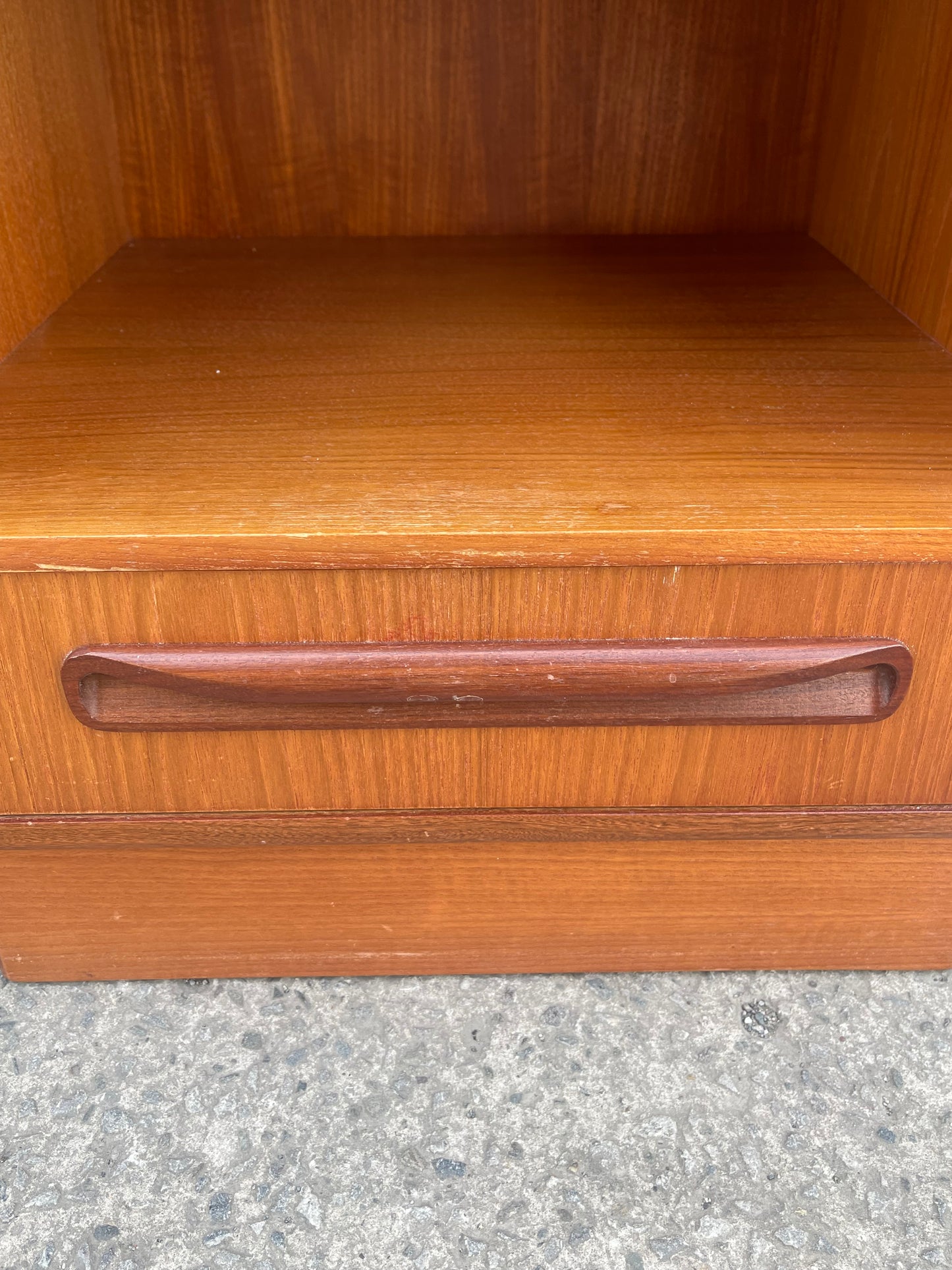 Pair of G Plan Fresco Teak Bedside Cabinets Mid Century Vintage Bedside Tables