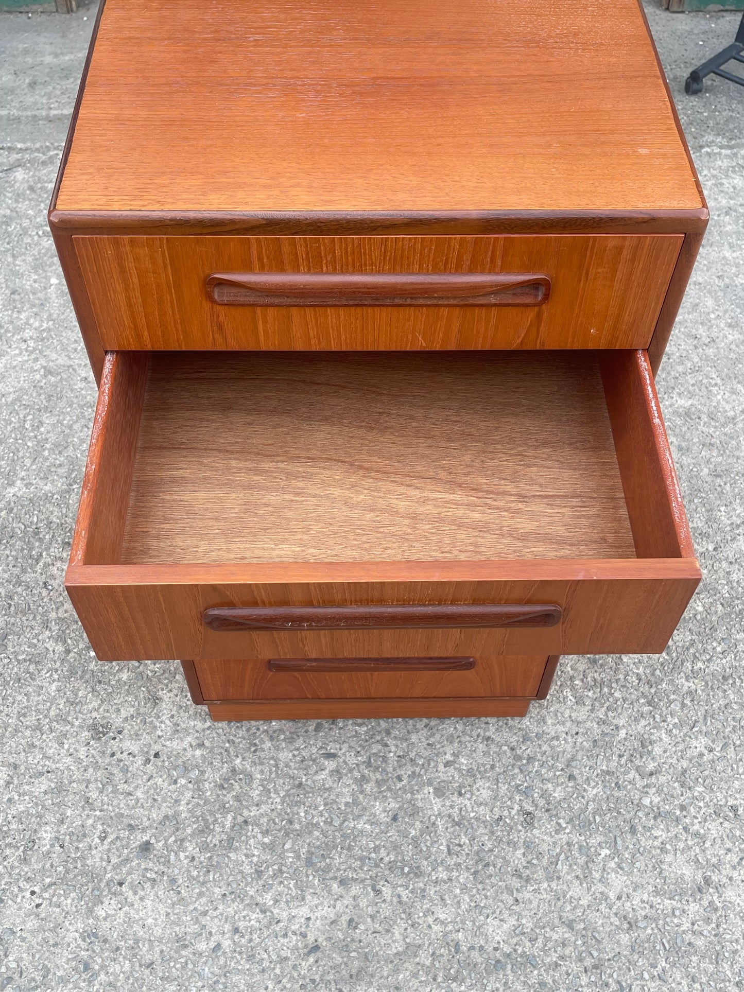 G Plan Fresco Tallboy Chest of Drawers Teak Mid Century Vintage 6 Drawer