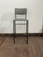 Ex-Display Set of 8 Grey Leather Effect Bar Stools / Industrial Style