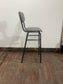 Ex-Display Set of 8 Grey Leather Effect Bar Stools / Industrial Style