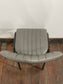 Ex-Display Set of 8 Grey Leather Effect Bar Stools / Industrial Style