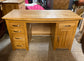 Solid wood desk ex-Oak Furniture Land