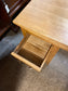 Solid wood desk ex-Oak Furniture Land