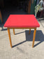 1960s extending red formica table