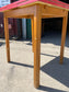 1960s extending red formica table