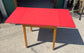 1960s extending red formica table