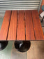 Pair of Solid Hardwood High Bar Tables | Pub Café Restaurant Bar Tables