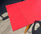 1960s extending red formica table