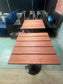 Pair of Solid Hardwood High Bar Tables | Pub Café Restaurant Bar Tables