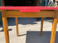 1960s extending red formica table