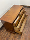 Vintage Antique Style 5 Drawer Wooden Chest of Drawers – Ornate Brass Handles