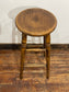 Set of 4 Vintage Wooden Bar Stools – Rustic Solid Wood Pub Kitchen Island Stools