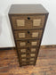 Industrial Style Tallboy 7 Drawer Storage Cabinet Unit Chest