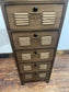 Industrial Style Tallboy 7 Drawer Storage Cabinet Unit Chest
