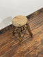 Set of 4 Rustic Industrial Swivel Bar Stools Height Adjustable Wooden Metal