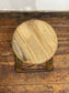 Set of 4 Rustic Industrial Swivel Bar Stools Height Adjustable Wooden Metal