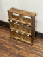Rustic Wooden 8 Compartment Wall Organiser – Numbered Storage Rack