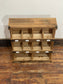 Rustic Wooden 8 Compartment Wall Organiser – Numbered Storage Rack
