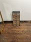 Industrial Style 6 Drawer Storage Unit – Wooden Drawers & Black Metal Frame