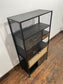 Industrial Style Metal & Wood Storage Cabinet Shelving Unit Drawers