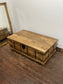 Rustic Wooden Storage Box Chest Decorative Blanket Toy Trunk Farmhouse Decor