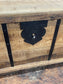 Rustic Wooden Storage Box Chest Decorative Blanket Toy Trunk Farmhouse Decor