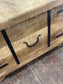 Rustic Wooden Storage Box Chest Decorative Blanket Toy Trunk Farmhouse Decor